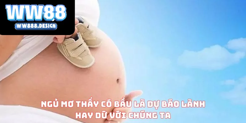 Ngủ mơ thấy có bầu là dự báo lành hay dữ với chúng ta